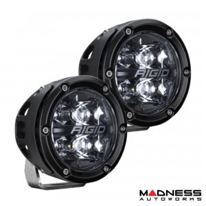 Ford Bronco A Pillar Light Kit - Rigid Industries - 360 Spot + 360 Drive 